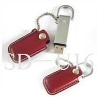 Usb 2.0 Leather Flash Drive (SD-U16)