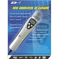 VOCAL Karaoke Mike Player (Karaoke Jukebox, USB Download Karaoke song to Mic(SD1)