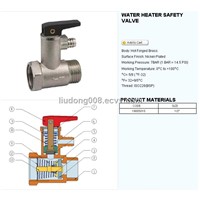 Water heater safety valve 19005