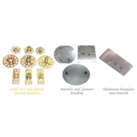 fasteners bonding on metal baseplate products