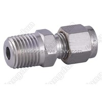male connector, compression tube fitting