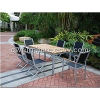 outdoor dining table and chair