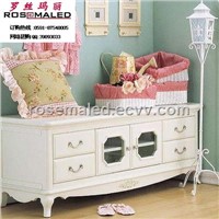 Rosemaled Floor Stand