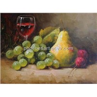 Still Life Oil Paintings - Grape