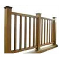 wood plastic composite outdoor fence