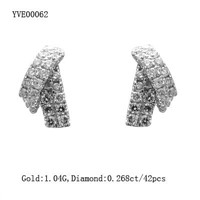 18K Diamond Earring (YVE00062)