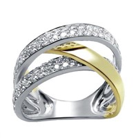 18K Ring with Diamond (YVA00183)