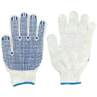 Bleached String Knit Gloves