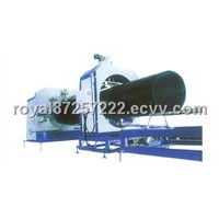 PE large diameter double wall winding reinforced pipe extrusion line