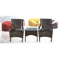 Rattan furniture- chairs and table set