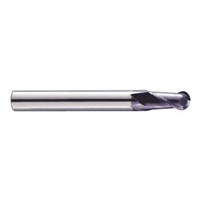 S-Series Solid Carbide Ball-Nose End Mills (Long Shank)