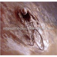 Sport Style Oil Painting (JW150012)