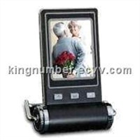 Digital Photo Frame with 2.4-inch TFT Screen and Built-in Clock
