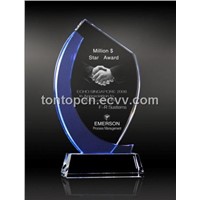 Elegant Crystal Trophy Award
