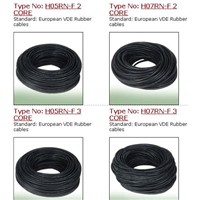 Europe VDE Safety Approvals Rubber Cables