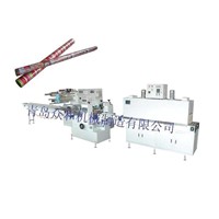 Gift paper wrapping machine