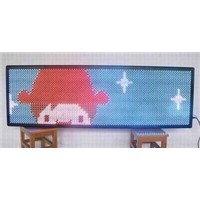 LED Window Message Board 24x80RGB Color Pitch 20mm