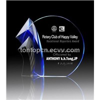 Laser Engraving Crystal Trophy