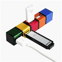 Square Rod 4 Ports USB HUB