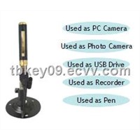 Portable HD Pen DVR Recorder with Base built-in 4GB