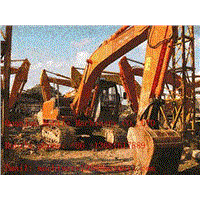 Used excavator of Hitachi-ZX200