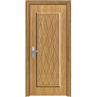 carved wood door
