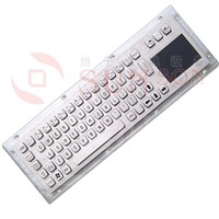 metal keyboard with touchpad