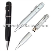 Pen USB Drive with Laser,laser pen usb flash , metal thumb drive, usb flash memory 128mb-32gb