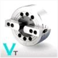 2-Jaw Wedge Type Non Through-Hole Power Chuck (VT-206)
