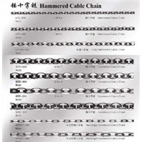316L Stainless Steel Hammered Cable Chain
