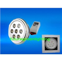 7W LED Downlight in Single Color - AR111(FG-HP-AR111-01-7*1W-XX)