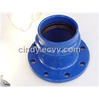 Ductile iron pipe fittings for PVC pipe