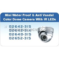 Mini Water Proof &amp;amp; Anti Vandal Color Dome Camera