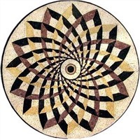 Natural Marble Mosaic/Medallion/Pattern RM048