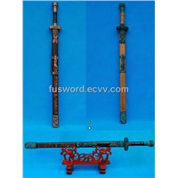 Handmade Wood-Carving Antique Chinese Sword