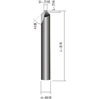 super solid carbide cutter with angle