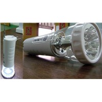BY-305 5+6 LED Rechargeable Flashlight Radio