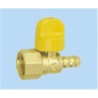Brass Female Push-In Ball Valve With Straight Mouth (QA403)