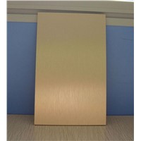 Golden-Drawbench Aluminum Composite Panel
