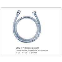 Stainless Steel Double-Fastening Elastic Shower Hose
