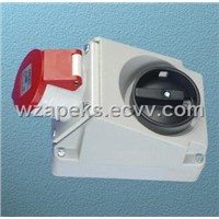 Switched Interlocked Socket-Wall Mounting (Ap9514-6)