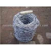 Galvanized/PVC Coated Barbed Wire