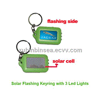 Solar Blinking Torch Keychain