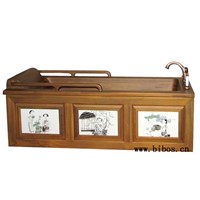 wooden massage bathtub(Bath Barrel)
