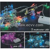 32-light acrylic pearl string lights