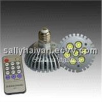7W LED Spotlight with Remote Control