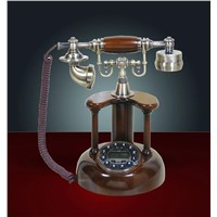 Antique Wooden Phone (CY-520)