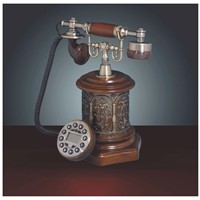 Antique Wooden Telephone (CY-502C)