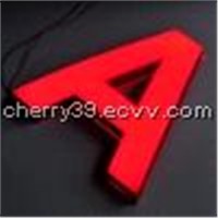 LED resin shining character