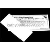 MICR / Check Reader Cleaning Card
